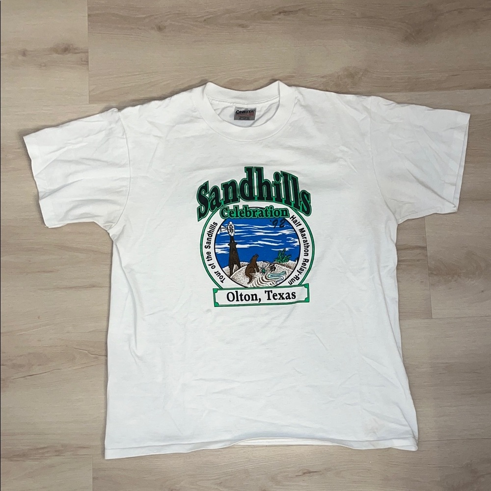 Tour Of The Sandhills Celebration Olton Texas 92 Half Marathon Relay-Run T-Shirt